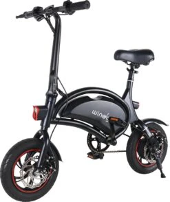Windgoo - B3 Elektrische Long-Range E-Bike Met Trappers - E-bike - 25Km / H - Zwart -Fietswereld Verkoop 1007x1200 1