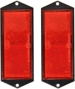 PROPLUS Pro Plus Reflector Met Schroefbevestiging - 104 X 40 Mm - Rood - 2 Stuks -Fietswereld Verkoop 1022x1200 1