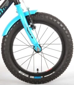 Volare Rocky Kinderfiets - 16 Inch - Zwart Blauw - 95% Afgemonteerd - Prime Collection -Fietswereld Verkoop 1049x1200 1