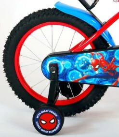 Marvel Spider-Man Kinderfiets - Jongens - 16 Inch - Blauw/Rood -Fietswereld Verkoop 1049x1200