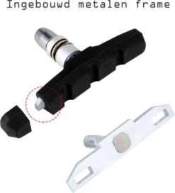 2 Set Universele Rubberen Fiets V Remblokken Set - 2 Paar – 4Stuks – 70mm | Rubber Remblokjes | Fietsen Remblok | Remblokkenset | Remblokset Geschikt Voor Mountainbike, Stadsfiets, Vouwfiets En Tourfiets -Fietswereld Verkoop 1089x1200 3