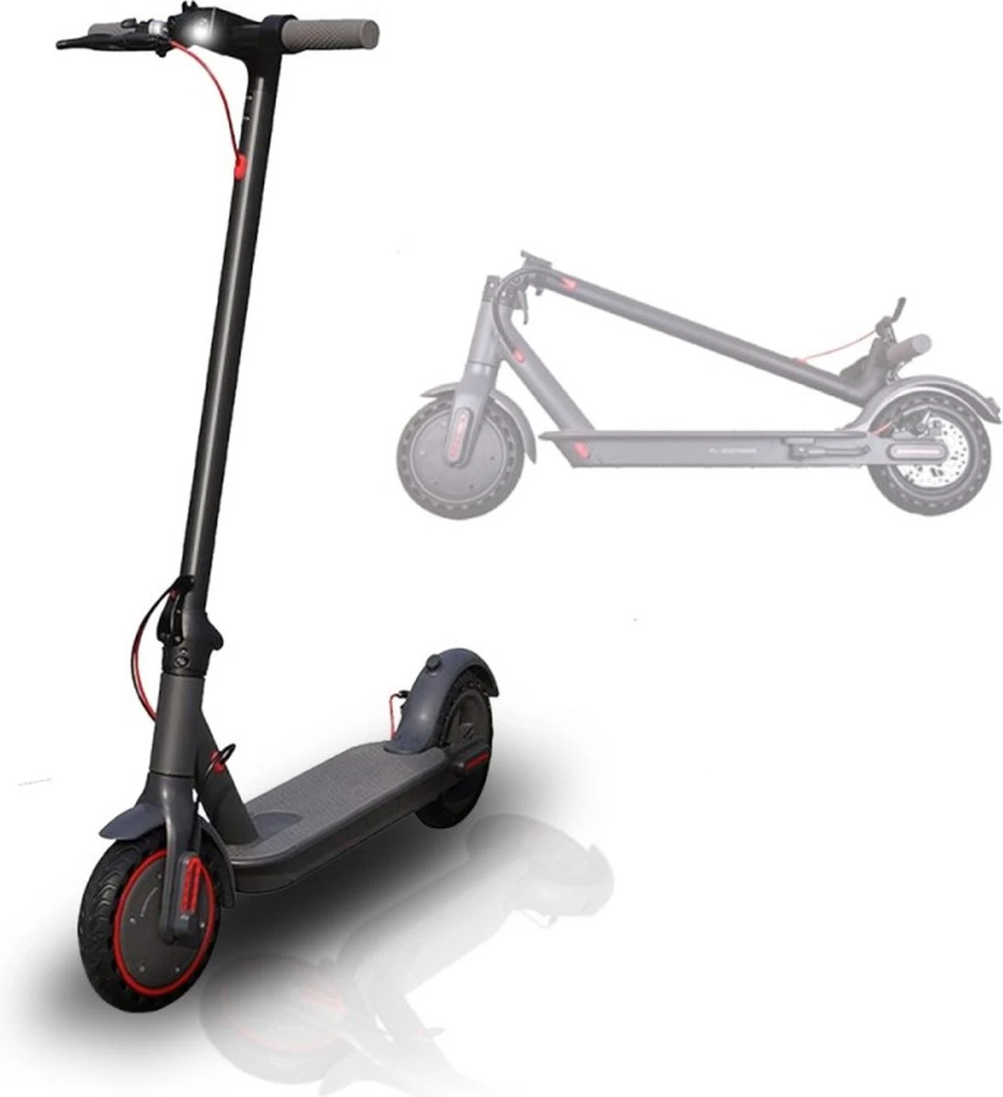 Kick&Move - Elektrische Step - E Scooter - Anti Lek Banden - 32 Km/u - App - LED Verlichting - Cruise Control - Schokbestendige Wielen - Anti Diefstal Optie 11 Kick&Move - Elektrische Step - E Scooter - Anti Lek Banden - 32 Km/u - App - LED Verlichting - Cruise Control - Schokbestendige Wielen - Anti Diefstal Optie - Afbeelding 9