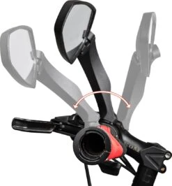 TIKKENS® Fietsspiegel Links - Verstelbaar - Fiets Spiegel Geschikt Voor E-bike, Speed-pedelec -Fietswereld Verkoop 1115x1200