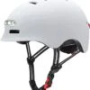 Fietshelm-Met Voor- En Achterlicht-Skatehelm -Maat-M-54 Tot 57cm-Helm Wit - LED Verlichting -Fietswereld Verkoop 1121x1200 2