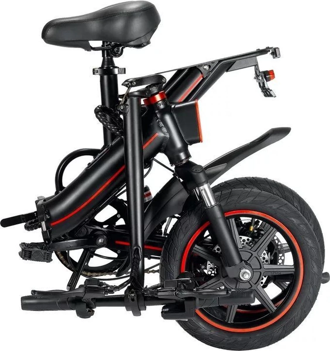 OUXI - V5 - 16 Inch - Elektrische Fiets - E Bike - Elektrische Vouwfiets - APP IOS/ Android - 500W Motor - 15Ah Lithuim Ion Batterij - Zwart 15 OUXI - V5 - 16 Inch - Elektrische Fiets - E Bike - Elektrische Vouwfiets - APP IOS/ Android - 500W Motor - 15Ah Lithuim Ion Batterij - Zwart - Afbeelding 13