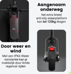 NAVEE N65 Elektrische Step Voor Volwassenen - Elektrische Scooter Met 10'' Luchtbanden - Motorvermogen E Step Van 500W Tot 1000W - Bereik Tot 65km Aan Snelheid Van 25km/u -Fietswereld Verkoop 1146x1200 6
