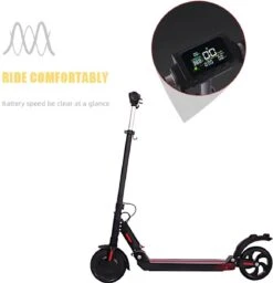 ElectronicWorks AiE-1 – Elektrische Step – E-step – 250KW – 25Km/h – 20KM Afstand – 120KG – Zwart -Fietswereld Verkoop 1160x1200 1