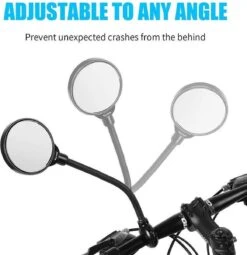 Merkloos 1 Stuk Fiets Achteruitkijkspiegel Groothoek Bolle Spiegel Mountainbike Veiligheid Spiegel Handvat Zachte Pijp 8cm -Fietswereld Verkoop 1164x1200 3