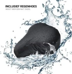 Smilegoods® Gel Zadelhoes Fiets 3D - Zadeldek - Zadelhoes Waterdicht - Zadeldek Fiets - Universeel Brede Zadels - Veiligheidsreflector Voor In Het Donker -Fietswereld Verkoop 1168x1200 4