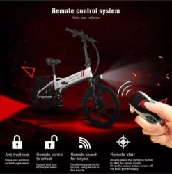 Samebike Elektrische Vouwfiet - Shimano 7 Speed Derailleur - 48V/ 10Ah Lithium Batterij - Aluminium -sportief/modern - 35km/u - Wit 19 Samebike Elektrische Vouwfiet - Shimano 7 Speed Derailleur - 48V/ 10Ah Lithium Batterij - Aluminium -sportief/modern - 35km/u - Wit -Fietswereld Verkoop 1185x1200