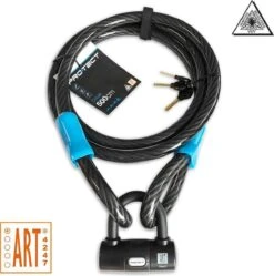 Pro-tect Cobalt Kabelslot 2,5 Meter Lang | ø20mm X 250cm | ART1 En VBV Keuring | Staalkabel Met Lussen En Hangslot | Slot Tuinmeubelen Terras Bootslot Jet Ski -Fietswereld Verkoop 1189x1200 1