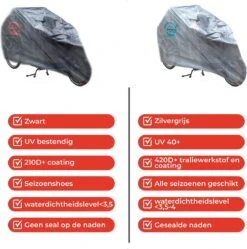 CUHOC Bakfietshoes Geschikt Voor Gazelle Makki Load - Zwart - Beschermhoes Bakfiets - RED Label -Fietswereld Verkoop 1192x1200