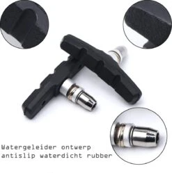 4 Set Universele Rubberen Fiets V Remblokken Set - 4 Paar – 8 Stuks – 70mm | Rubber Remblokjes | Fietsen Remblok | Remblokkenset | Remblokset Geschikt Voor Mountainbike, Stadsfiets, Vouwfiets En Tourfiets -Fietswereld Verkoop 1192x1200 4