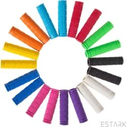 Merkloos ESTARK® - Fietshandvatten - Handvatten - Universeel - Fiets – Mountainbike – Professioneel - Grips - Extra Grip – Fietshandvaten -Handvaten - Handig Te Monteren - Anti-slip – Fietsen – Stuur – Bikegrips – Stevig - Rubber Roze - (R-roze) -Fietswereld Verkoop 1194x1200 3