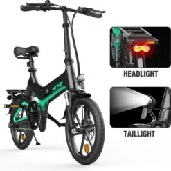 HITWAY Elektrische Fiets - Opvouwbare E-bike - 16 Inch-250W-2023 Model -Fietswereld Verkoop 1197x1200