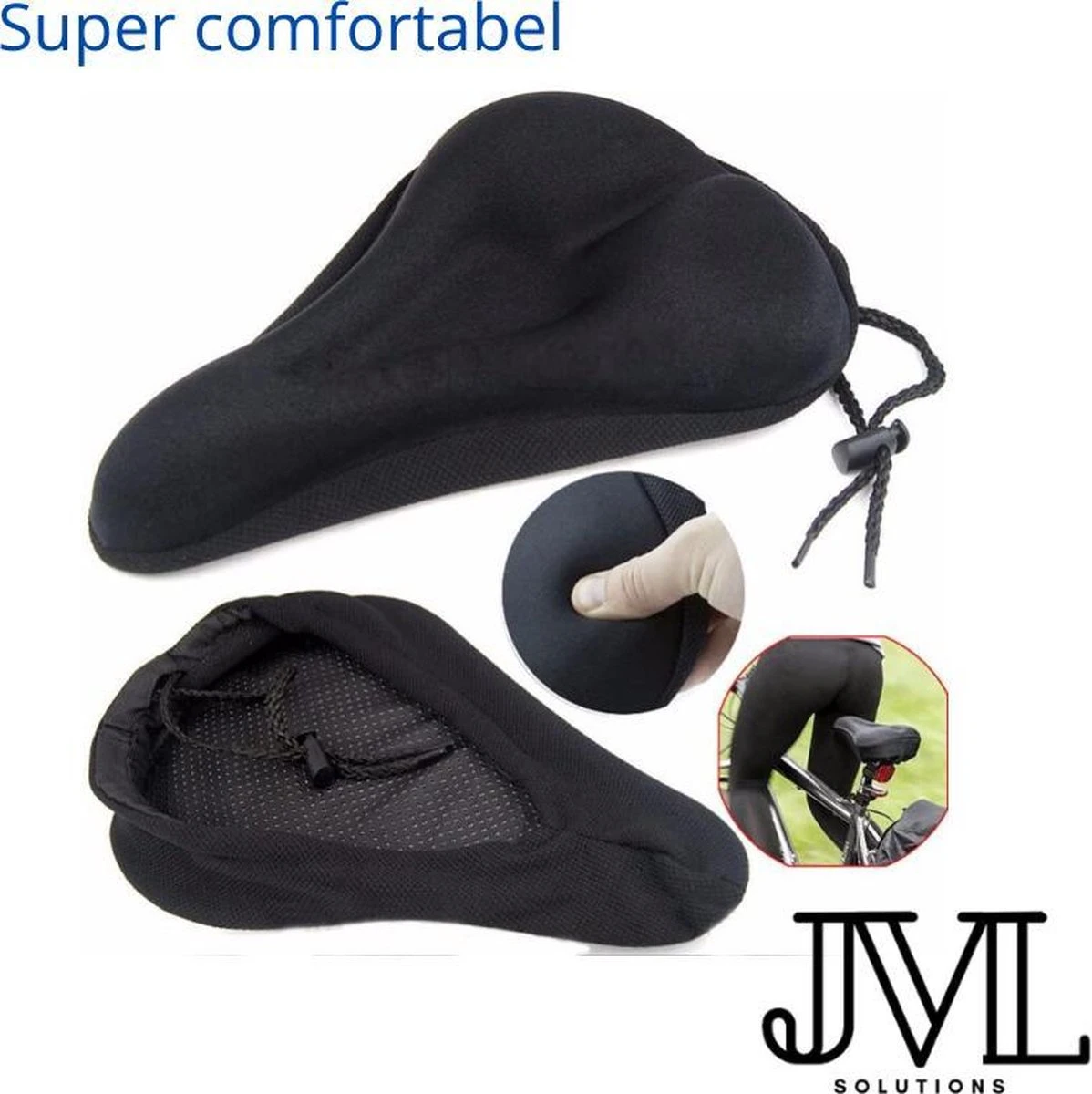 JML Sport Fiets Zadeldek 3D - Gel Gleuf - Fietszadeldek - Zadelhoes - Siliconen - Pad - Fietsen - Zitkussen - Fietszadelhoes - Zadel - Dek - Hoes - Nieuwste Technologie 6 JML Sport Fiets Zadeldek 3D - Gel Gleuf - Fietszadeldek - Zadelhoes - Siliconen - Pad - Fietsen - Zitkussen - Fietszadelhoes - Zadel - Dek - Hoes - Nieuwste Technologie - Afbeelding 4