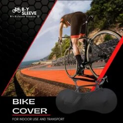 B-Y Sleeve Fietshoes T/m 29" - Fiets Beschermhoes - Racefiets Hoes - MTB - Bike Cover - Model: Black -Fietswereld Verkoop 1199x1200 3