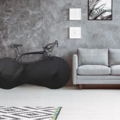 B-Y Sleeve Fietshoes T/m 29" - Fiets Beschermhoes - Racefiets Hoes - MTB - Bike Cover - Model: Black -Fietswereld Verkoop 1199x1200 4