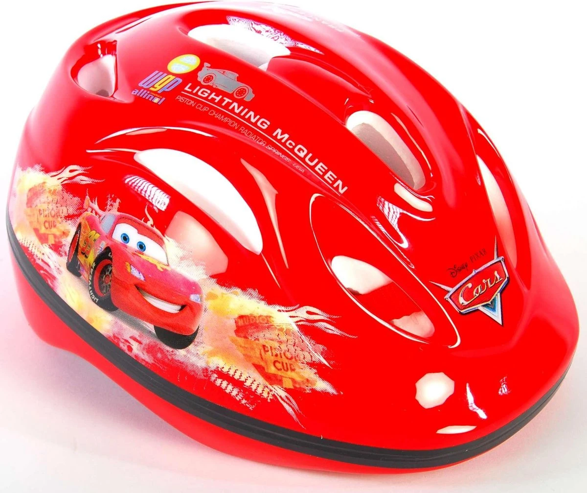 Mickey Mouse Disney Cars Fietshelm - Rood - 51-55 Cm 3 Mickey Mouse Disney Cars Fietshelm - Rood - 51-55 Cm