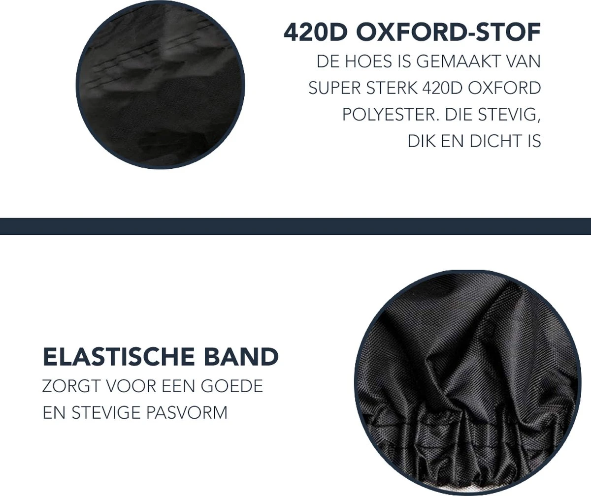 Achaté Fietshoes Universeel Voor Alle Fietsen En Scooters - Waterdicht 420D Oxford - Fiets Hoes Voor 1 Fiets - Incl. Opbergzak 11 Achaté Fietshoes Universeel Voor Alle Fietsen En Scooters - Waterdicht 420D Oxford - Fiets Hoes Voor 1 Fiets - Incl. Opbergzak - Afbeelding 9
