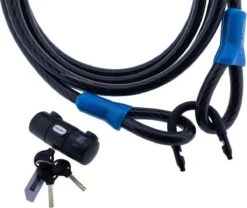 Pro-tect Cobalt Kabelslot 2,5 Meter Lang | ø20mm X 250cm | ART1 En VBV Keuring | Staalkabel Met Lussen En Hangslot | Slot Tuinmeubelen Terras Bootslot Jet Ski -Fietswereld Verkoop 1200x1010