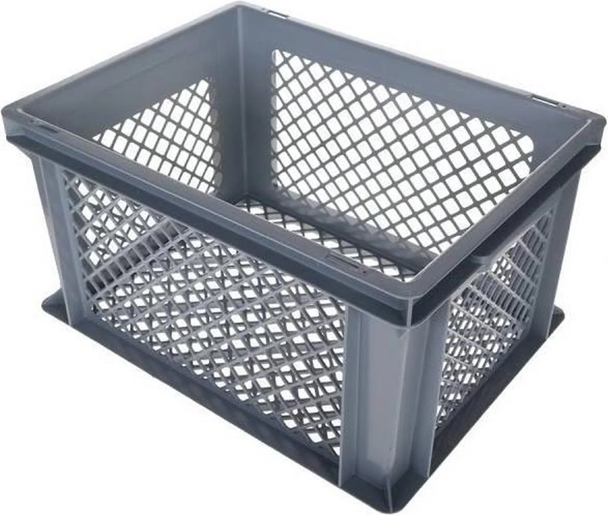 Benson Lastpak Fietskrat Kunststof Grijs - L40 X B30 X H22 Cm 5 Benson Lastpak Fietskrat Kunststof Grijs - L40 X B30 X H22 Cm - Afbeelding 3