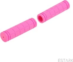 Merkloos ESTARK® - Fietshandvatten - Handvatten - Universeel - Fiets – Mountainbike – Professioneel - Grips - Extra Grip – Fietshandvaten -Handvaten - Handig Te Monteren - Anti-slip – Fietsen – Stuur – Bikegrips – Stevig - Rubber Roze - (R-roze) -Fietswereld Verkoop 1200x1023 3