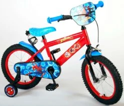 Marvel Spider-Man Kinderfiets - Jongens - 16 Inch - Blauw/Rood -Fietswereld Verkoop 1200x1026