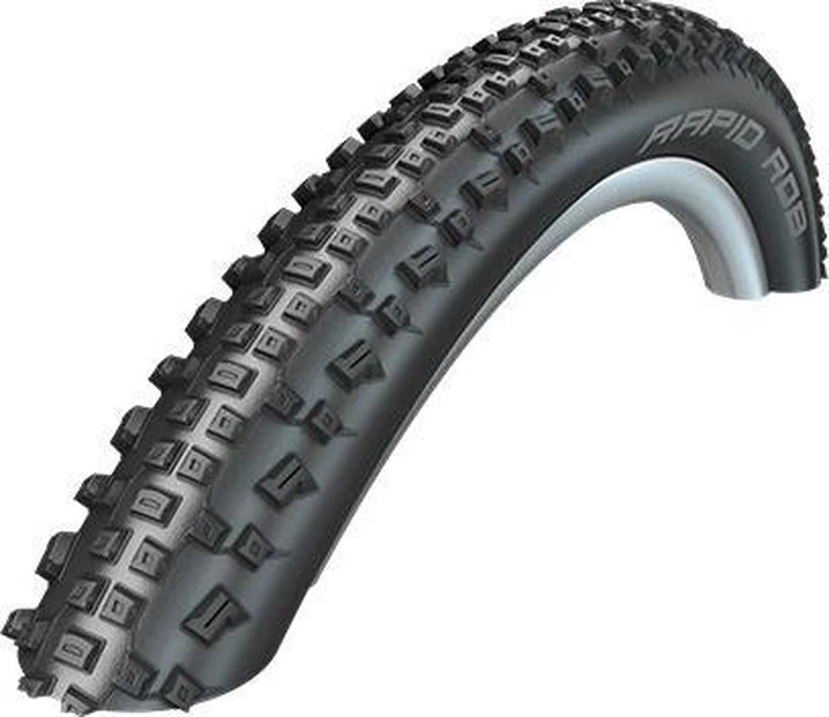 Schwalbe Buitenband - Rapid Rob K-Guard - 29 Inch X 2.10 - Zwart 8 Schwalbe Buitenband - Rapid Rob K-Guard - 29 Inch X 2.10 - Zwart - Afbeelding 6