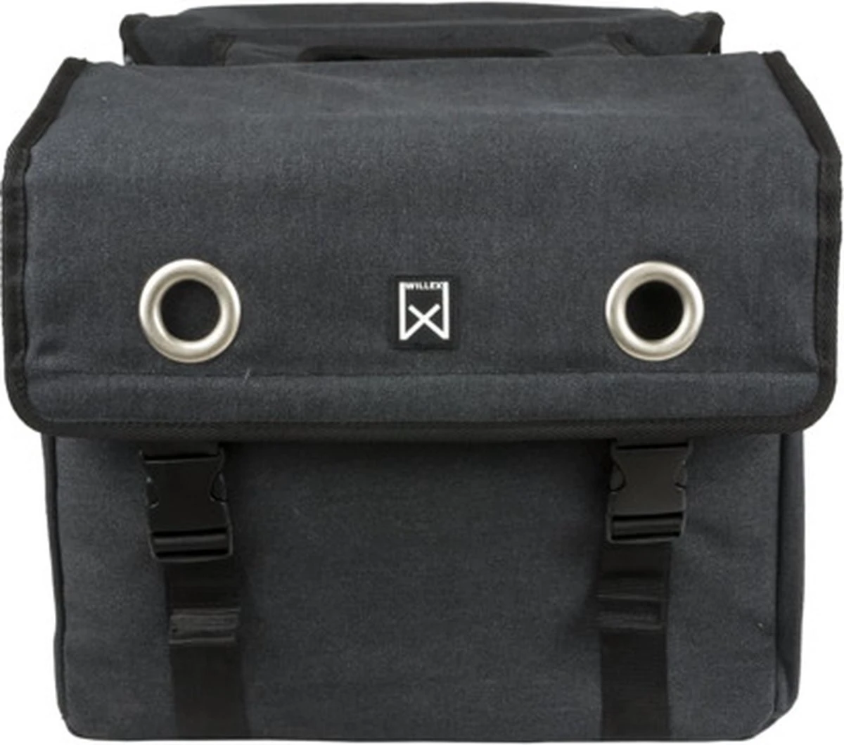 Willex Dubbele Canvas Tas 52 Liter Zwart 4 Willex Dubbele Canvas Tas 52 Liter Zwart - Afbeelding 2