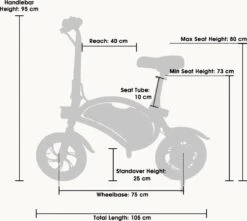 Windgoo - B3 Elektrische Long-Range E-Bike Met Trappers - E-bike - 25Km / H - Zwart -Fietswereld Verkoop 1200x1072 1