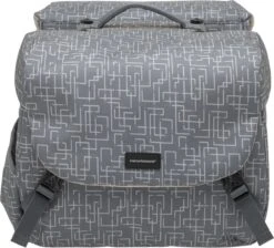 New Looxs Ivy Mondi Joy Dubbele Fietstas MIK - 38 Liter - Grijs -Fietswereld Verkoop 1200x1086 1