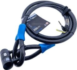 Pro-tect Cobalt Kabelslot 2,5 Meter Lang | ø20mm X 250cm | ART1 En VBV Keuring | Staalkabel Met Lussen En Hangslot | Slot Tuinmeubelen Terras Bootslot Jet Ski -Fietswereld Verkoop 1200x1087 3