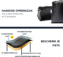 Achaté Fietshoes Universeel Voor Alle Fietsen En Scooters - Waterdicht 420D Oxford - Fiets Hoes Voor 1 Fiets - Incl. Opbergzak 18 Achaté Fietshoes Universeel Voor Alle Fietsen En Scooters - Waterdicht 420D Oxford - Fiets Hoes Voor 1 Fiets - Incl. Opbergzak -Fietswereld Verkoop 1200x1089 1