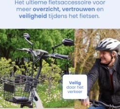 Merkloos Fietsspiegel - Set Van 2 - EBike Fiets Spiegel - Verstelbaar - Achteruitkijkspiegel Fiets - Links En Rechts - Extra Voordelig -Fietswereld Verkoop 1200x1091 6