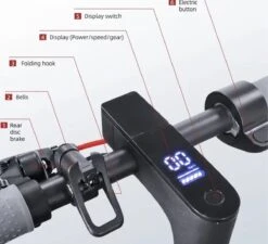 Comfort Inz - Long Range E Scooter - Elektrische Opvouwbare Step - 10.5Ah 350W - IOS Android Max. 31km/h 28 Comfort Inz - Long Range E Scooter - Elektrische Opvouwbare Step - 10.5Ah 350W - IOS Android Max. 31km/h -Fietswereld Verkoop 1200x1092 4