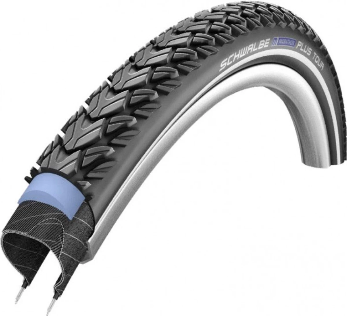 Schwalbe Buitenband - Marathon Plus Tour - 28 Inch X 1.40 - Zwart Reflecterend 3 Schwalbe Buitenband - Marathon Plus Tour - 28 Inch X 1.40 - Zwart Reflecterend