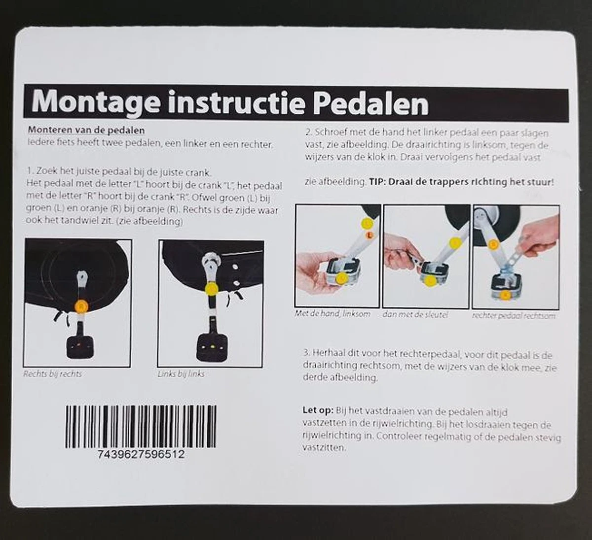 Fiets Pedalen - Anti Slip - Trappers Voor Fiets Met Reflector - 14.2mm Schroefdraad - 9/16 Inch -Zwart 9 Fiets Pedalen - Anti Slip - Trappers Voor Fiets Met Reflector - 14.2mm Schroefdraad - 9/16 Inch -Zwart - Afbeelding 7