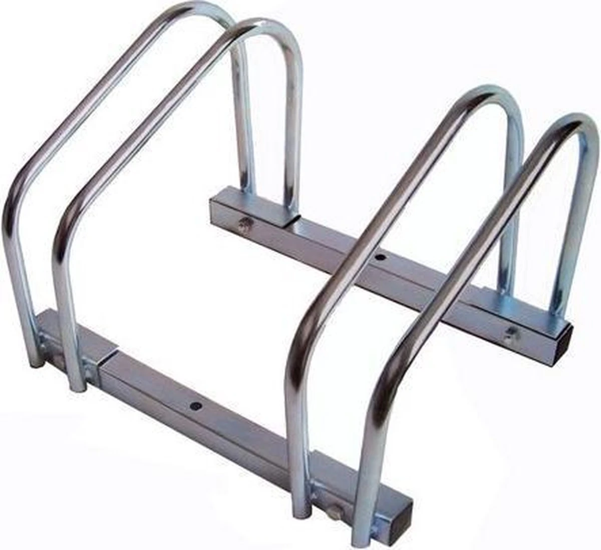 Dunlop Fietsenrek Voor 2 Fietsen - Aluminium - Voor Aan De Muur Of Op De Grond 4 Dunlop Fietsenrek Voor 2 Fietsen - Aluminium - Voor Aan De Muur Of Op De Grond - Afbeelding 2