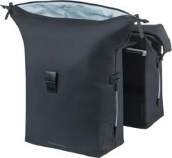Basil SoHo Dubbele Fietstas MIK - Zwart - 41 Liter -Fietswereld Verkoop 1200x1100 2