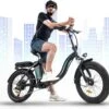 HITWAY E-Bike Elektrische Fiets 20 Inch Fat Tire E-Bicycle Vouwfiets, 250 W/36 V/11,2 Ah Accu, Max. Bereik Tot 35-90 Km, Offroad-mountainbike Met Shimano 7-versnellingen, City EBike Met Slot -Fietswereld Verkoop 1200x1103