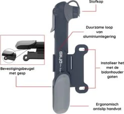 Giyo Fietspomp Mini - Fietspomp Met Drukmeter - Pomp Fiets Mini - 8.3 Bar - Inclusief Naaldventiel En Fietsbandreparatieset -Fietswereld Verkoop 1200x1103 3