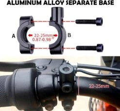 EasyDo Fietsspiegel Ebike Incl Grote Kijkhoek - Achteruitkijkspiegel - Links - 360º Verstelbaar - Multifunctioneel - Incl Inbussleutel -Fietswereld Verkoop 1200x1112 2