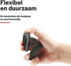 Handvatten ProTaper - Zwart/Rood - Scooter & Motor Accessoires - Universeel - Piaggio & Vespa & Motor Handvaten -Fietswereld Verkoop 1200x1116 4