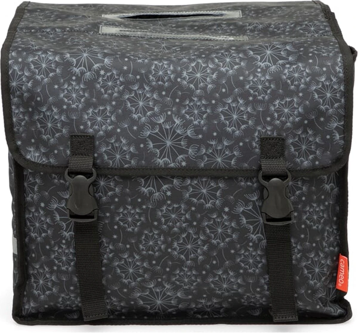 New Looxs Dubbele Fietstas Cameo Double Bag 30 Liter 37 X 12.5 X 33 Cm (2x) - Tara Black 8 New Looxs Dubbele Fietstas Cameo Double Bag 30 Liter 37 X 12.5 X 33 Cm (2x) - Tara Black - Afbeelding 6
