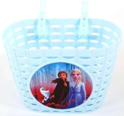 Fietsmand Disney Frozen 2 Plastic - Lichtblauw/paars -Fietswereld Verkoop 1200x1119
