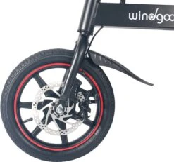 Windgoo B20 V2 - Smart E Bike - APP IOS Android - Elektrische Vouwfiets Zonder Gashandel - 250W - 14 Inch - 25 KM/H - Zwart -Fietswereld Verkoop 1200x1120