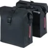 Basil SoHo Dubbele Fietstas MIK - Zwart - 41 Liter