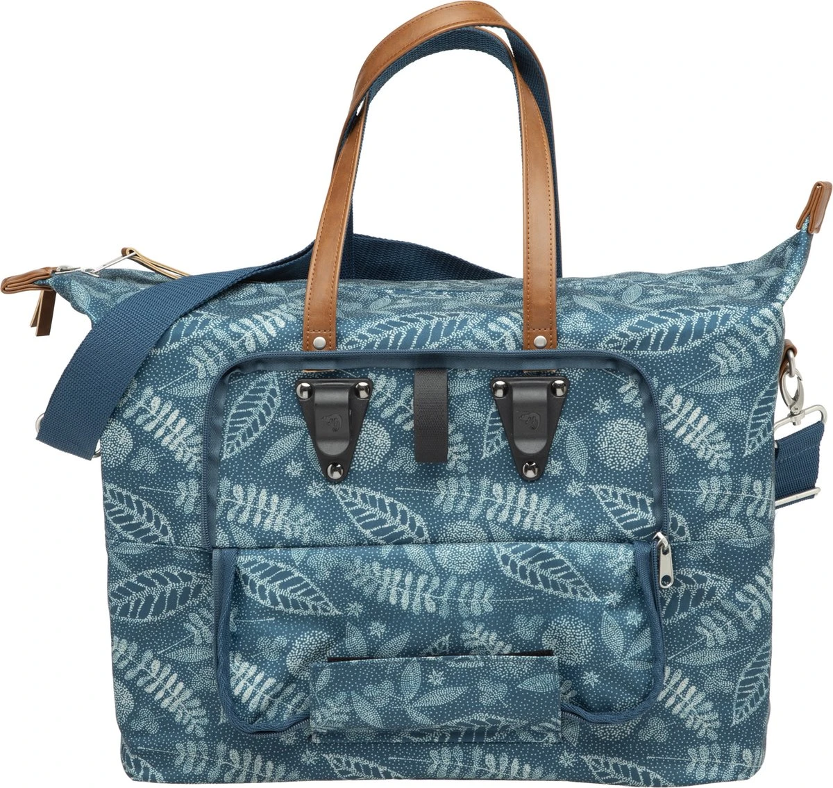New Looxs Tendo Forest Enkele Fietstas Laptoptas Shopper - 15 Inch Laptopvak - 21 Liter - Blauw 12 New Looxs Tendo Forest Enkele Fietstas Laptoptas Shopper - 15 Inch Laptopvak - 21 Liter - Blauw - Afbeelding 10