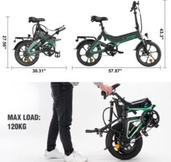 HITWAY Elektrische Fiets - Opvouwbare E-bike - 16 Inch-250W-2023 Model -Fietswereld Verkoop 1200x1138 2